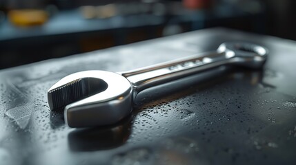  Silver Spanners Isolated 8K Realistic Lighting Highly Detailed