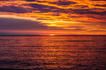 Zachód słońca nad Bałtykiem