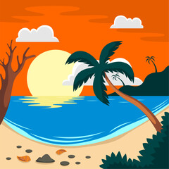 Funny doodle fruit cartoon with cute expression