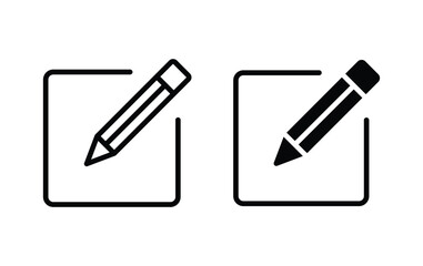 Edit icon, edit text sign vector