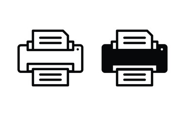 Printer icon vector