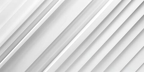 Obraz premium Minimalist White Geometric Architectural Detail