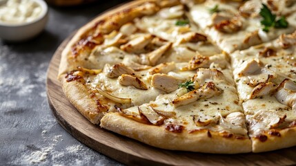 pizza with mushrooms