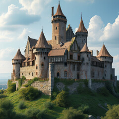 Fototapeta premium castle in the country