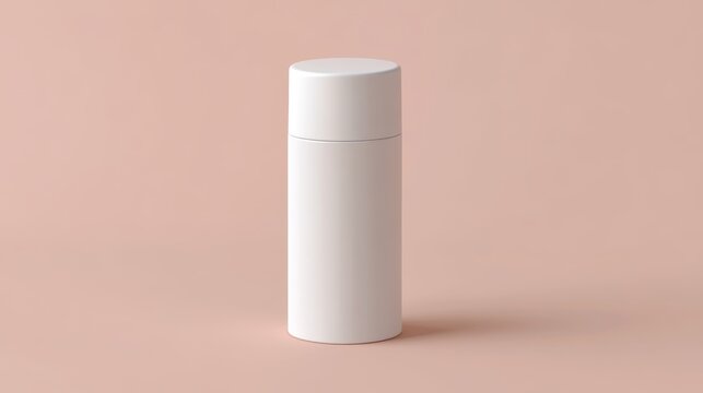 Matte finish deodorant stick packaging mockup with editable label space, mockup.