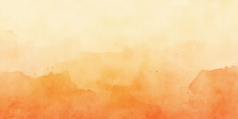 Obraz premium Warm watercolor background with gradient orange to white