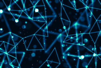 背景素材_光_エメラルドグリーン