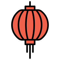 Chinese lantern icon