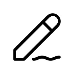 Writing pencil icon. Suitable for Web Page, Mobile App, UI, UX and UI design.