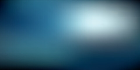 Abstract white and blue color gradient background. Vector illustration