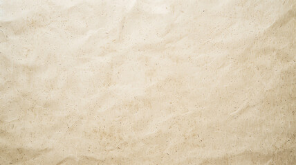 Fototapeta premium Light beige textured paper background with soft wrinkles and natural surface