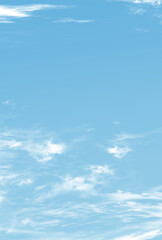 Fototapeta premium 背景素材_青空と雲