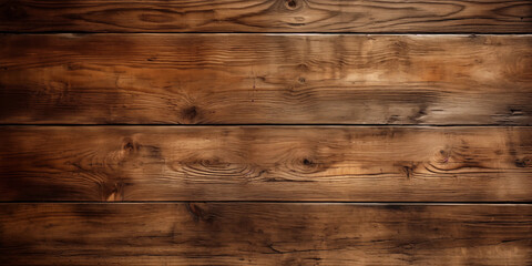 Naklejka premium Rustic Brown Wood Texture Background Wooden Plank Wall