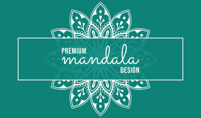 Detailed circular Floral Mandala design
