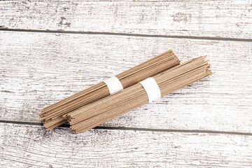 Asian aw soba bukwheat noodle