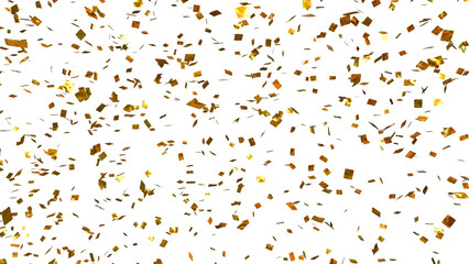 Gold Confetti background foreground cg +Alphachannel