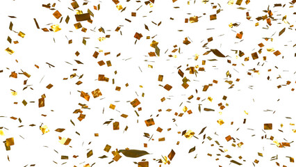 Gold Confetti background foreground cg +Alphachannel