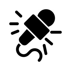 Microphone icon template