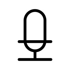 Microphone icon template