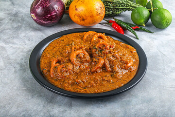 Indian cuisine - Masala with calamari
