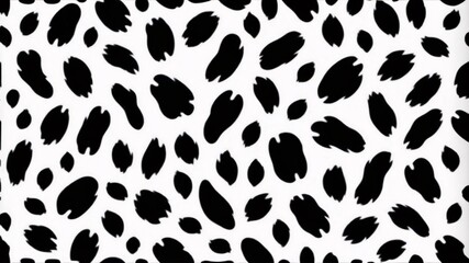 Seamless black and white abstract pattern.