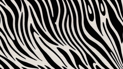 Abstract black and white zebra stripes pattern.