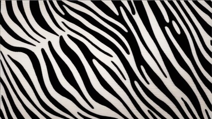 Black and white zebra stripes pattern.