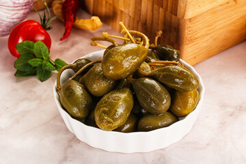 Marinated Caper Berries snack appetiser