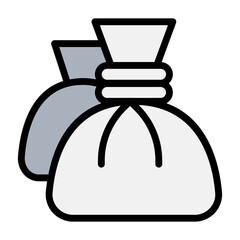 Herbal compress icon
