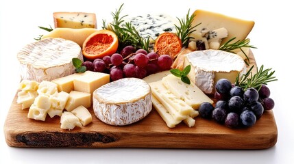 cheese and grapes