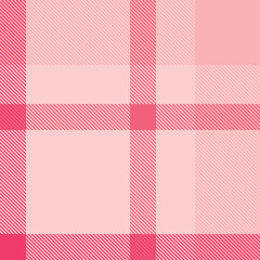Pink tartan plaid fabric seamless pattern of check background tartan with a textile fabric plaid texture. Tartan Scotland seamless plaid pattern vector. Retro background fabric.