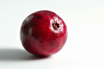 Obraz premium A fresh cranberry isolated on white