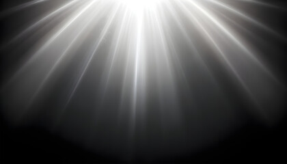 Bright golden rays of light bursting from the center of a dark background
