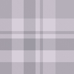 Gray tartan plaid fabric seamless pattern of check background tartan with a textile fabric plaid texture. Tartan Scotland seamless plaid pattern vector. Retro background fabric.