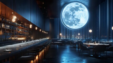 Luxurious monastery style restaurant acoustic ambiance expensive decor picture