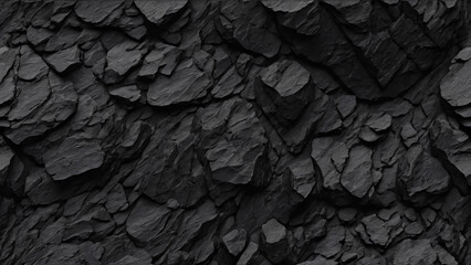 black granite wallpaper with a rough surface