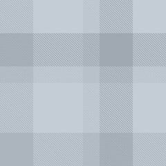 Gray tartan plaid fabric seamless pattern of check background tartan with a textile fabric plaid texture. Tartan Scotland seamless plaid pattern vector. Retro background fabric.