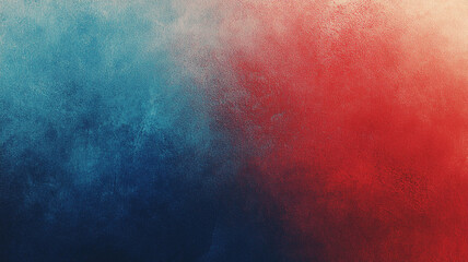 Naklejka premium gradient background featuring blend of red and blue hues, creating dynamic and textured visual effect. This artistic design evokes sense of energy and depth