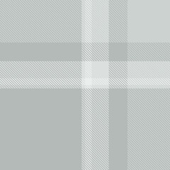 Gray tartan plaid fabric seamless pattern of check background tartan with a textile fabric plaid texture. Tartan Scotland seamless plaid pattern vector. Retro background fabric.
