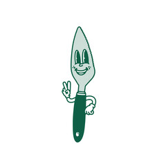 Pizza spatula character illustration