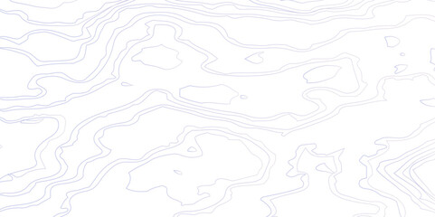 line wavy pattern, map contour outline curve background top view.  Image grid geographic relief  contour line maps cartography texture