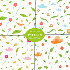Abstract light green spots texture Seamless Pattern Background