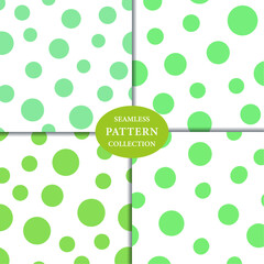 Abstract light green spots texture Seamless Pattern Background