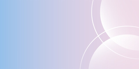 Abstract circle lines on light blue background pink and blue modern simple