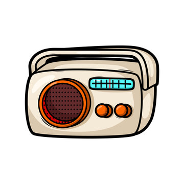recommend clip art: cartoon  classic radio illustration art