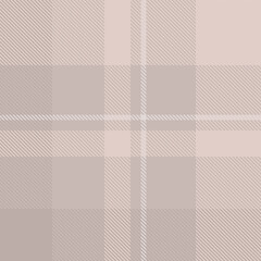 Gray tartan plaid fabric seamless pattern of check background tartan with a textile fabric plaid texture. Tartan Scotland seamless plaid pattern vector. Retro background fabric.