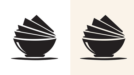 Social Media Logo design black and white