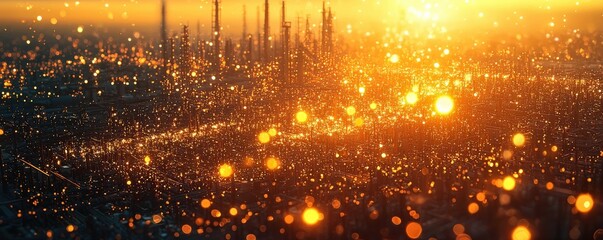 Oil price increase and production costs, visualizing the drive towards renewable energy in production.