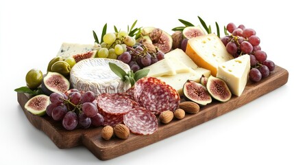 canape with cheese and olives
