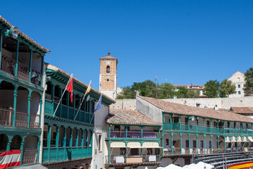 Vista de la balconada de la plaza mayor de Chinchón